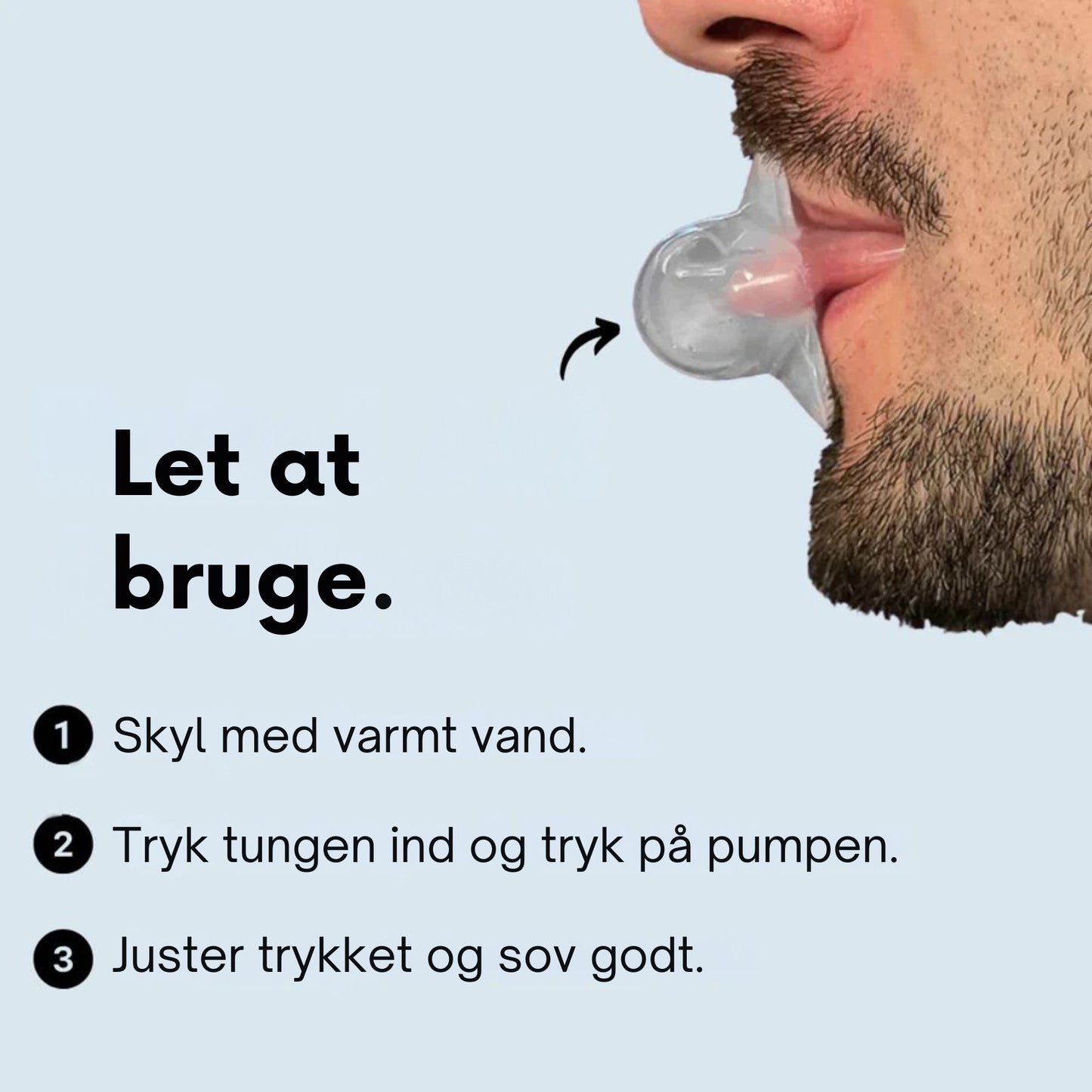 SnoreFree™ Søvnhjælp – Stilhed i soveværelset fra første nat 💤