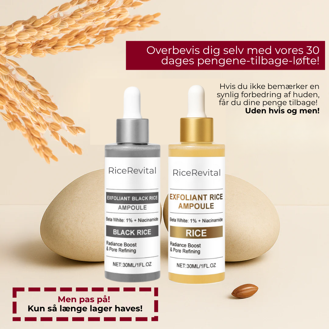 RiceRevital™ Essense Set | Serum Duo, fordi din hud kun fortjener det bedste
