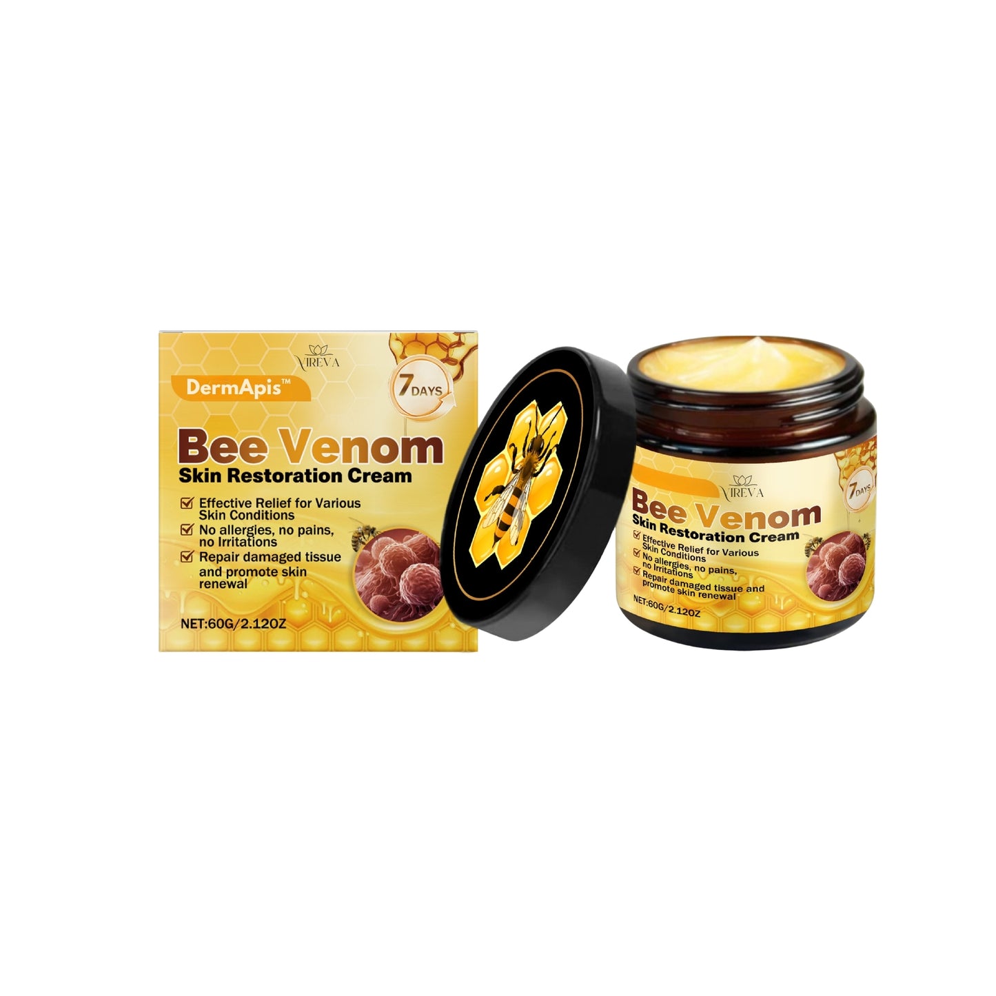 DermApis™ Hudreparerende Creme – Naturlig lindring stærkere hud