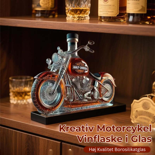 MotoDecant™ 🏍️ – Motorcykel Whiskey Displayflaske