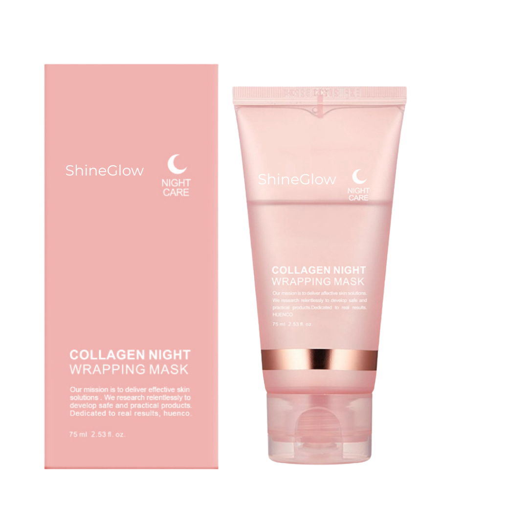 ShineGlow™ Collagen Mask | Viral koreansk natmaske