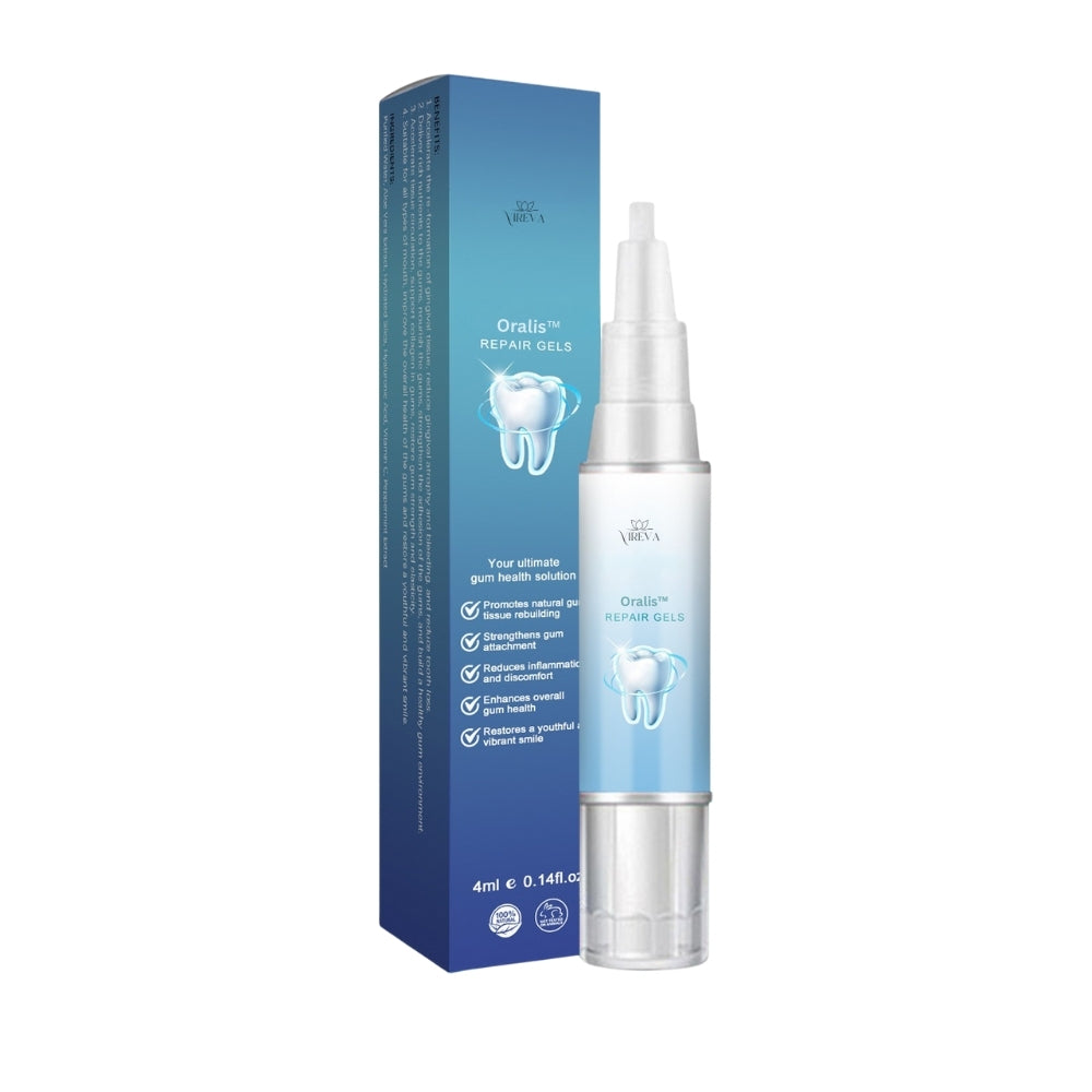 Oralis™ Tooth Recovery Gel – Genopbygger tandkødet og giver hvidere tænder på kun 1 uge