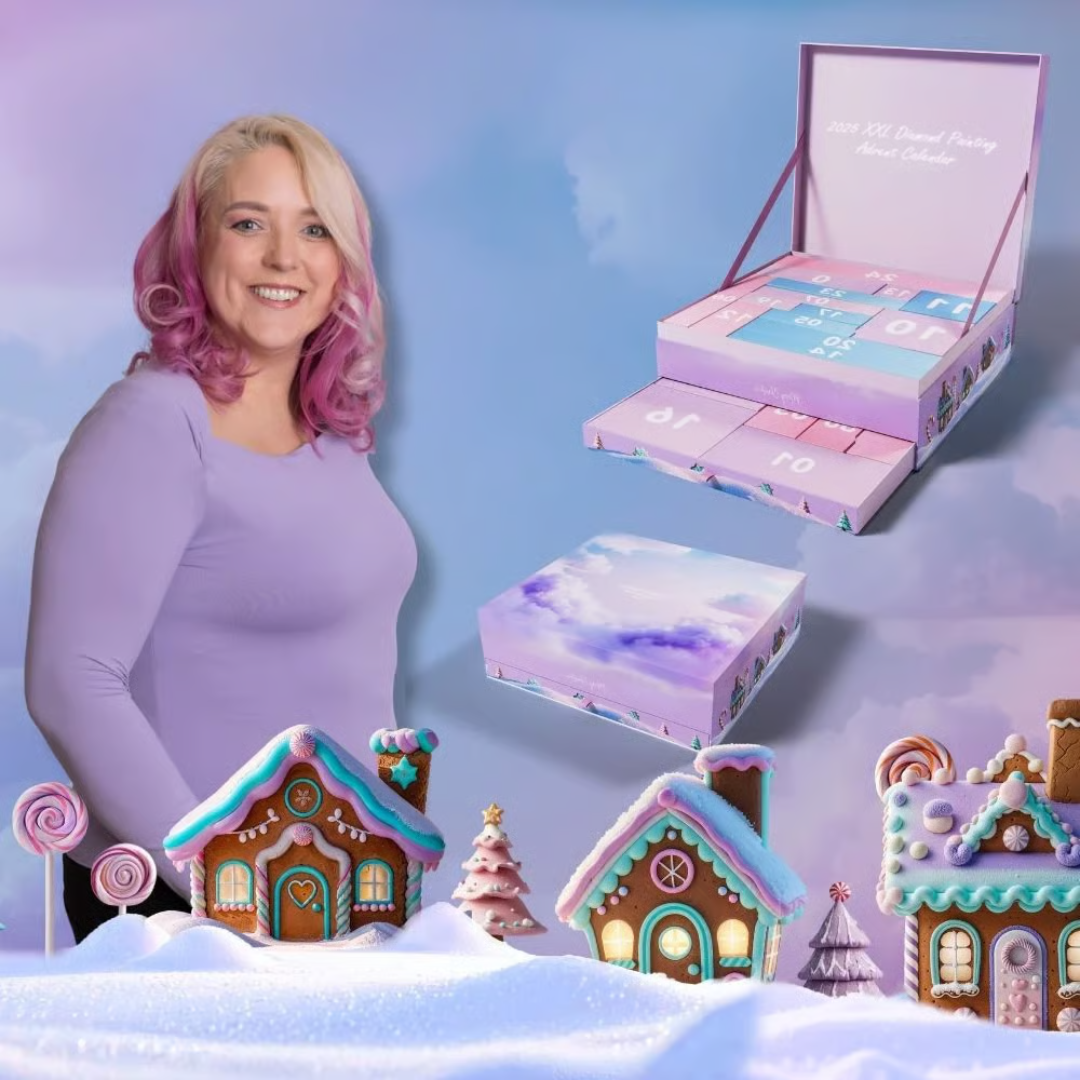 Glitrende Jul™ æske | Magiske decemberdage – én glitrende overraskelse ad gangen!