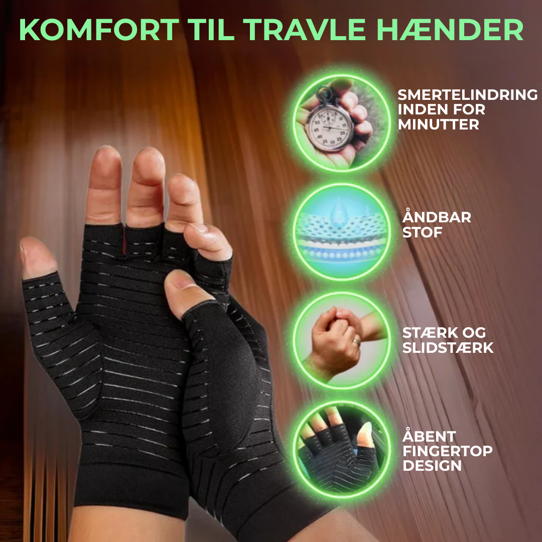 OrthoHænder™ | Terapeutiske Handsker til Smertelindring