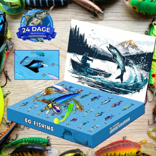 Fiskelycka™ Adventskalender - Den fedeste julekalender med fisketema! 🎣