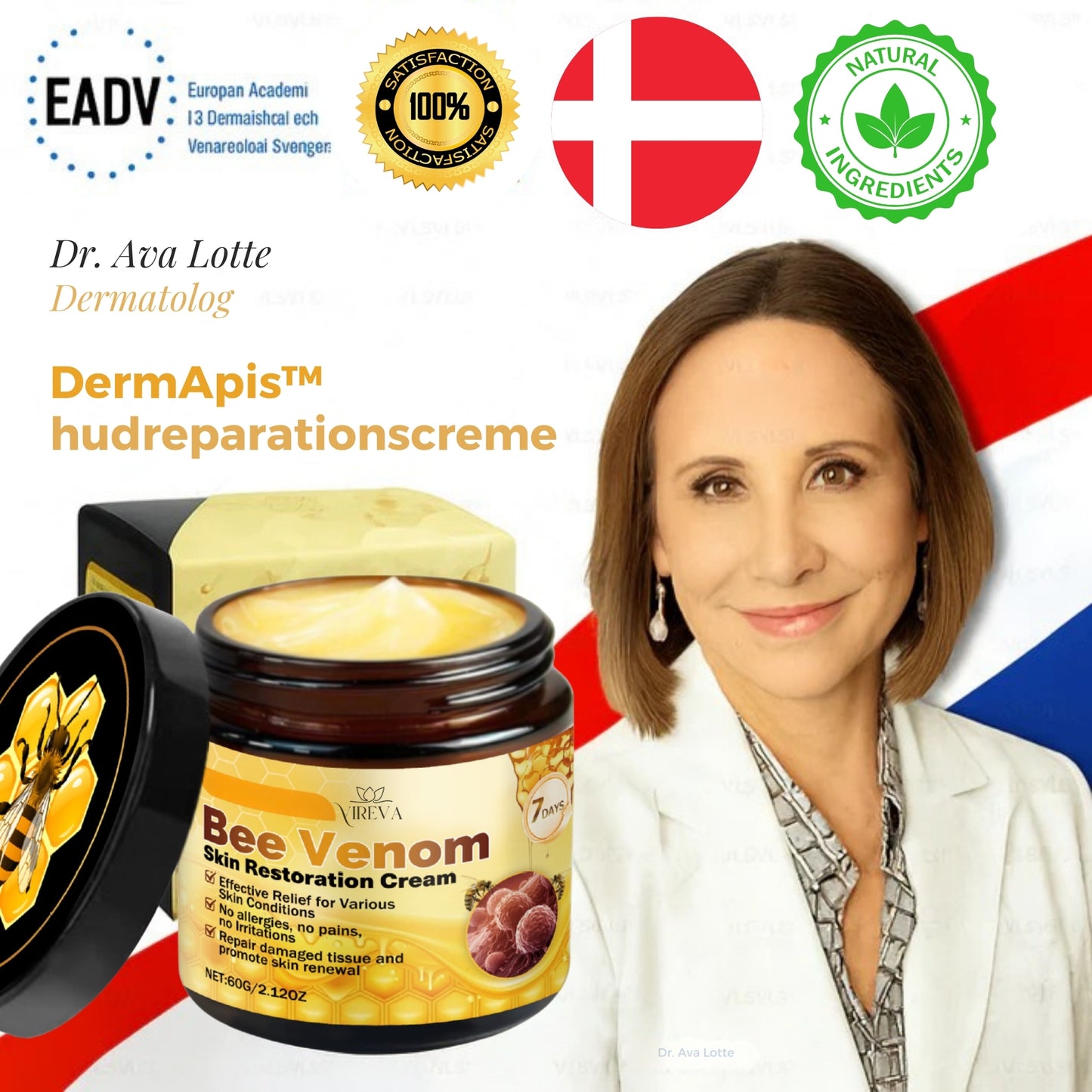 DermApis™ Hudreparerende Creme – Naturlig lindring stærkere hud
