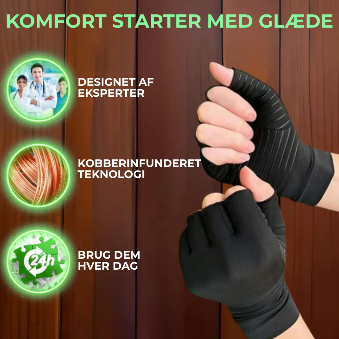 OrthoHænder™ | Terapeutiske Handsker til Smertelindring