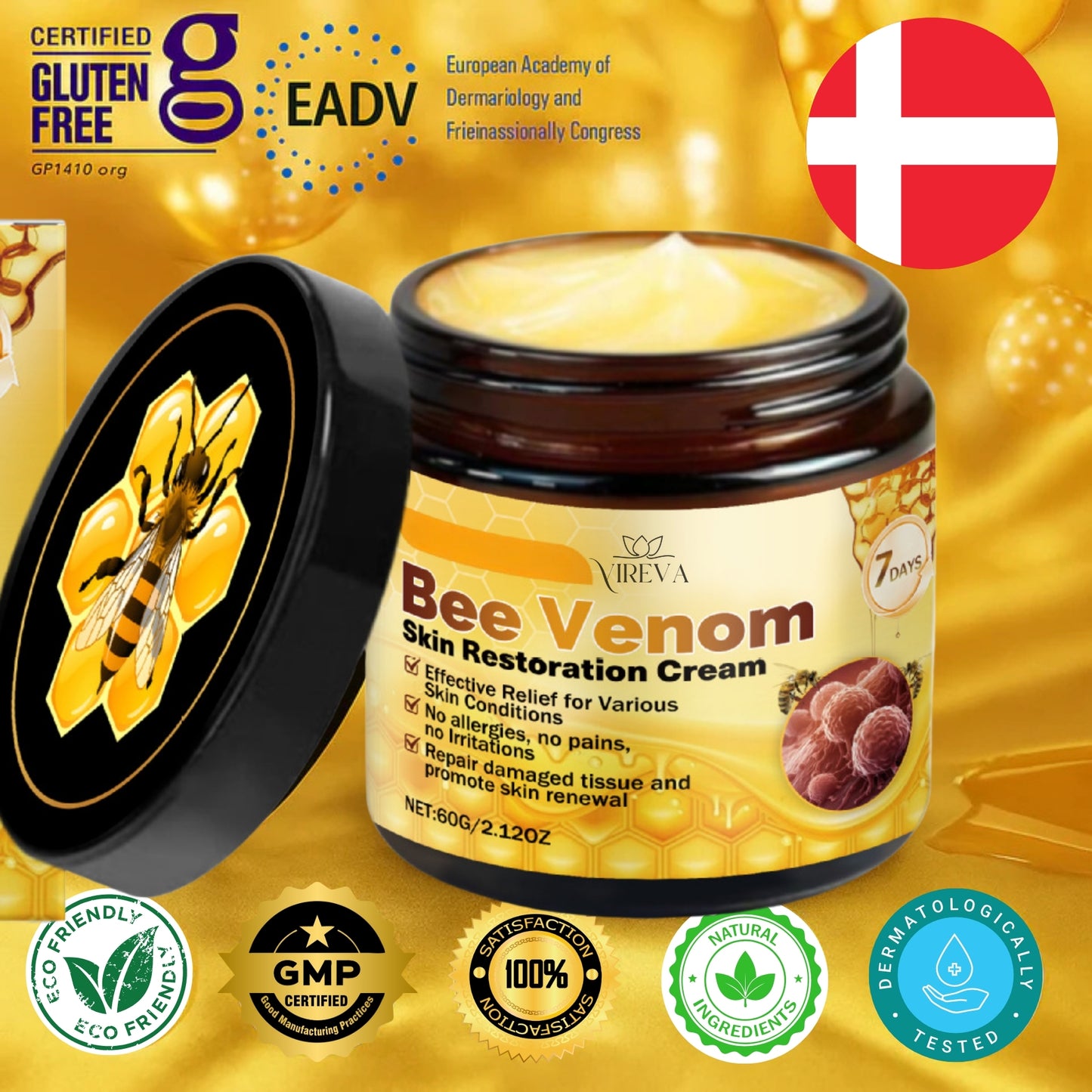 DermApis™ Hudreparerende Creme – Naturlig lindring stærkere hud