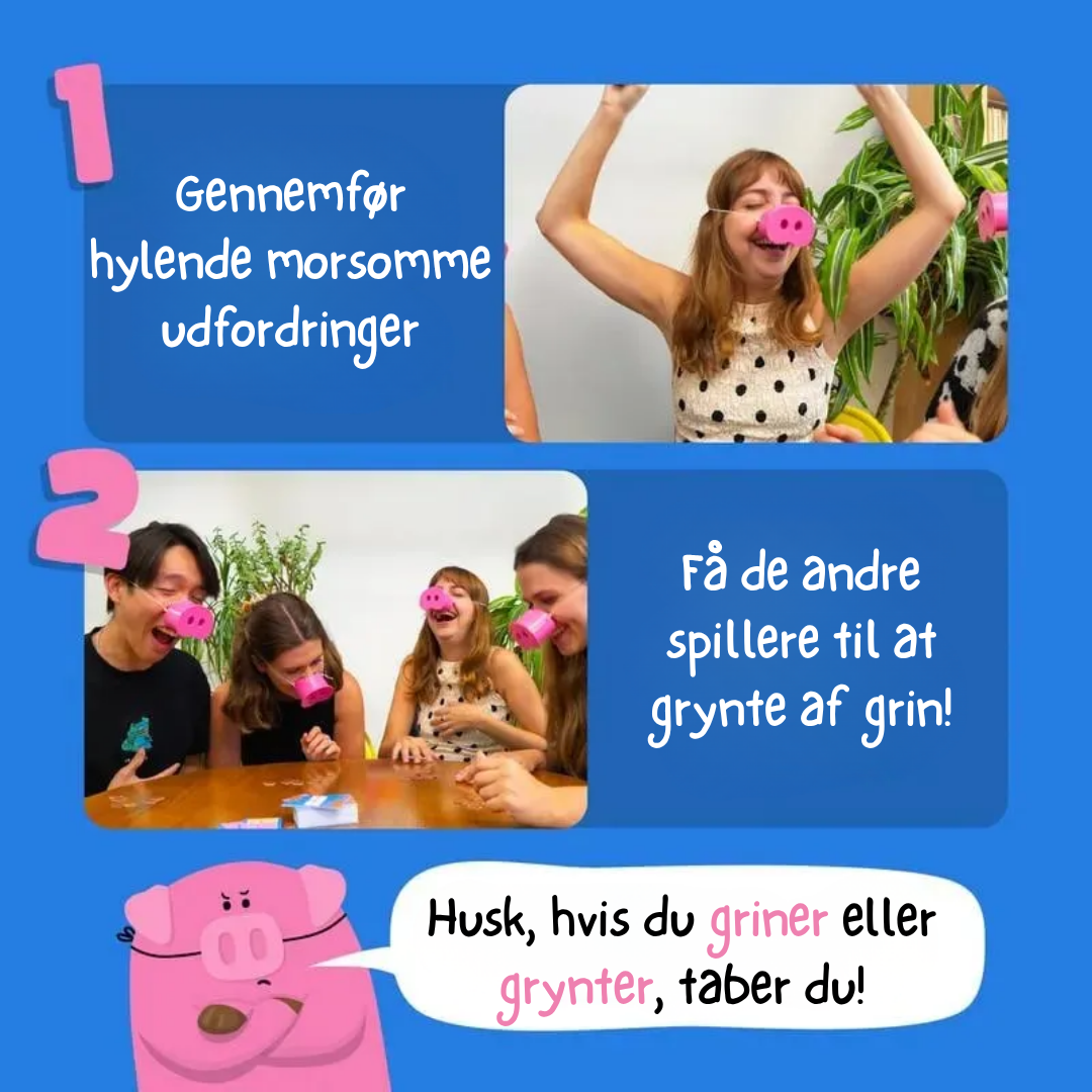 Snort Funny Pig Game | Den ultimative “ingen grin”-udfordring for hele familien