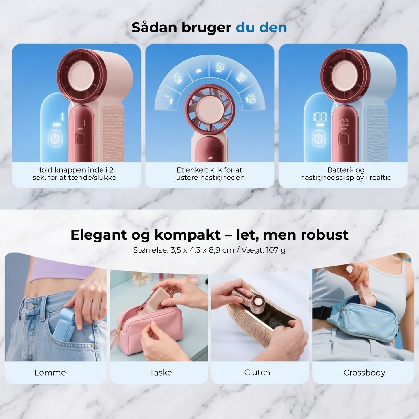 BreezePop™ | Sig farvel til varme dage, smeltet makeup og kvælende pendling