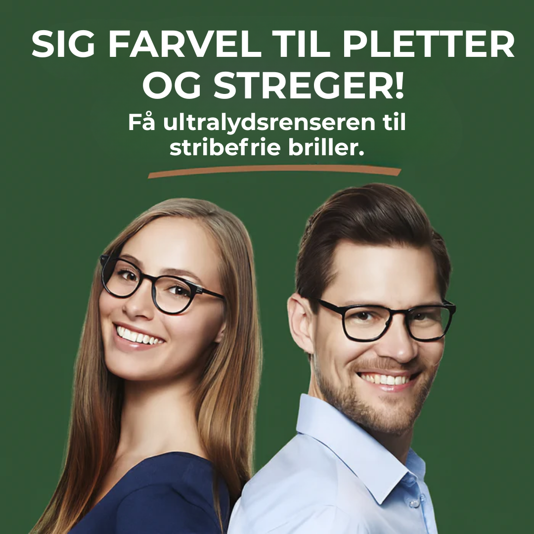 KlarSyn™ | Krystalklare briller uden pudseklude og striber