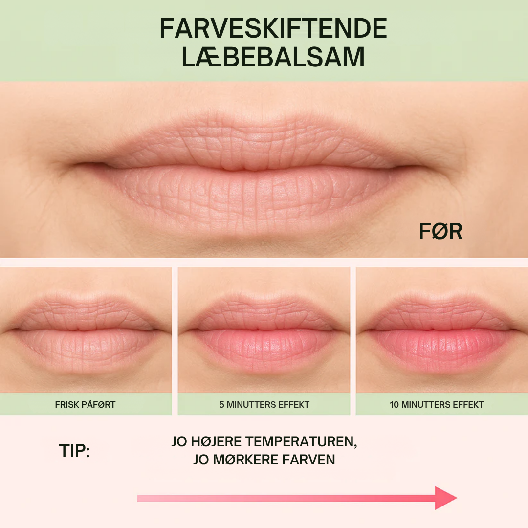LæbeLind™ | Magisk Farveskift & Silkebløde Læber med Aloe Vera