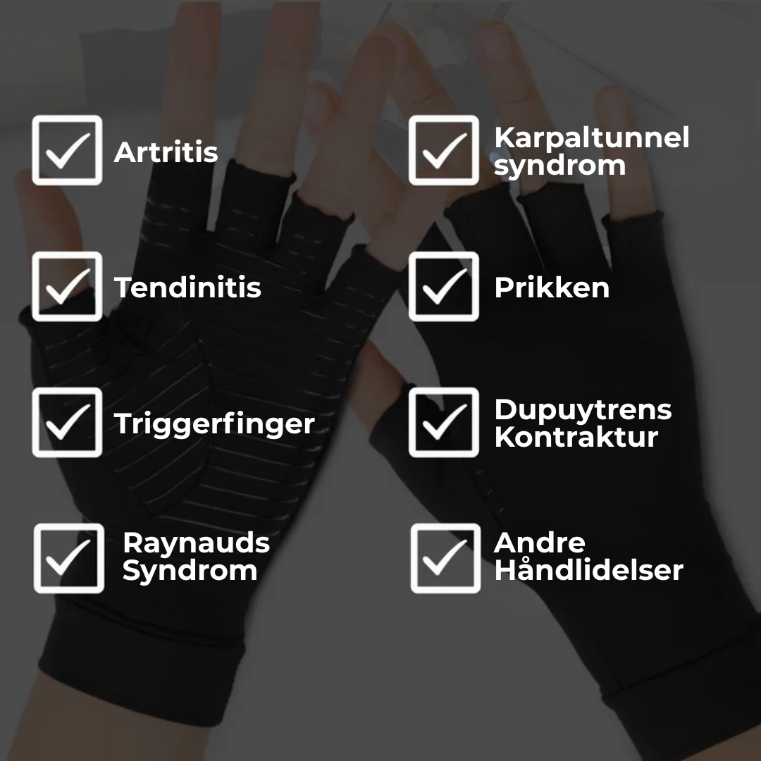 OrthoHænder™ | Terapeutiske Handsker til Smertelindring