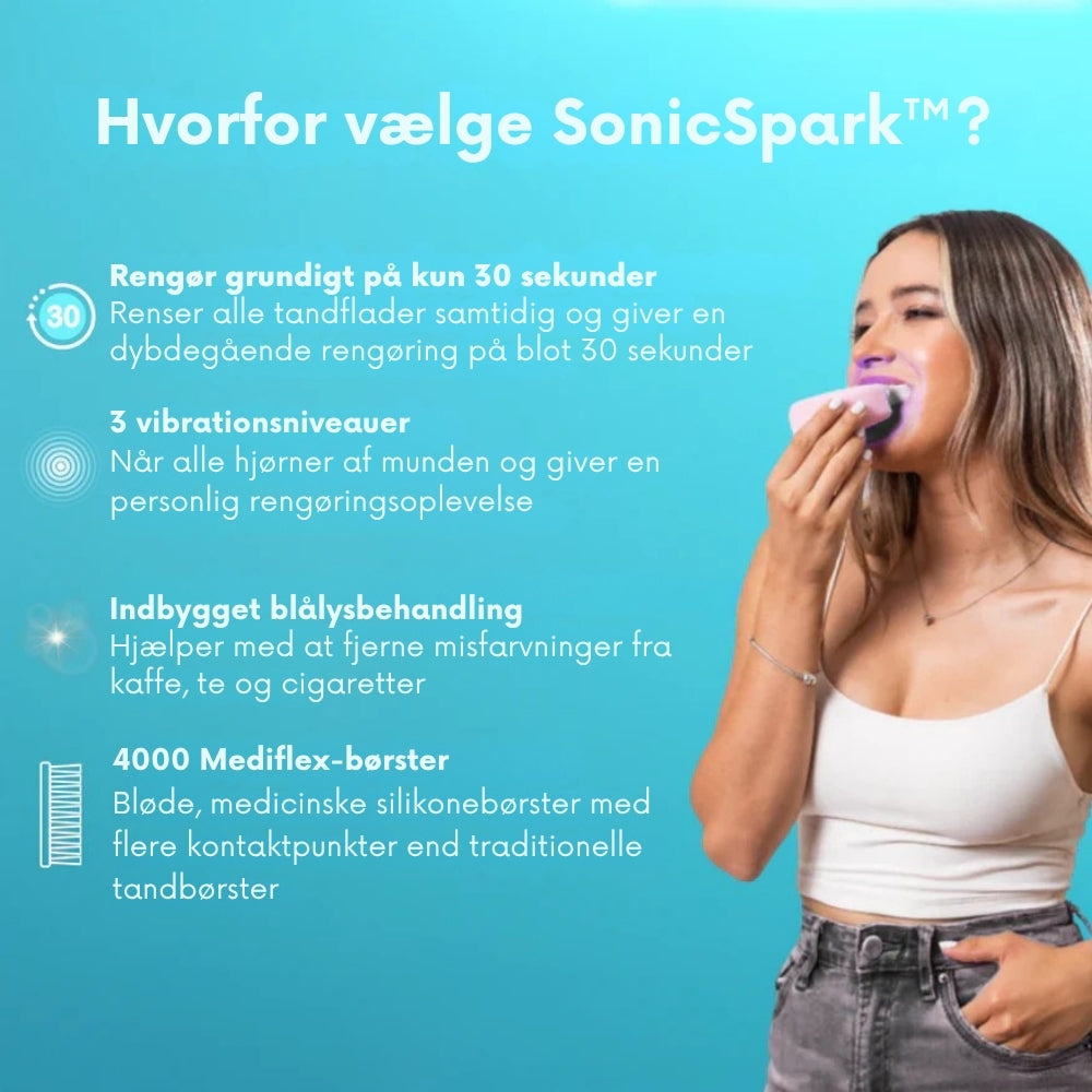 SonicSpark™ Udskiftningshoved 🔄