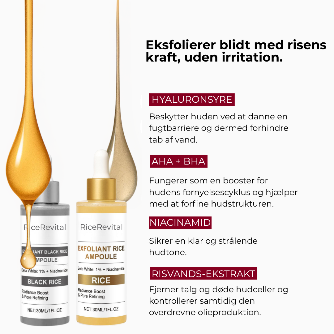RiceRevital™ Essense Set | Serum Duo, fordi din hud kun fortjener det bedste