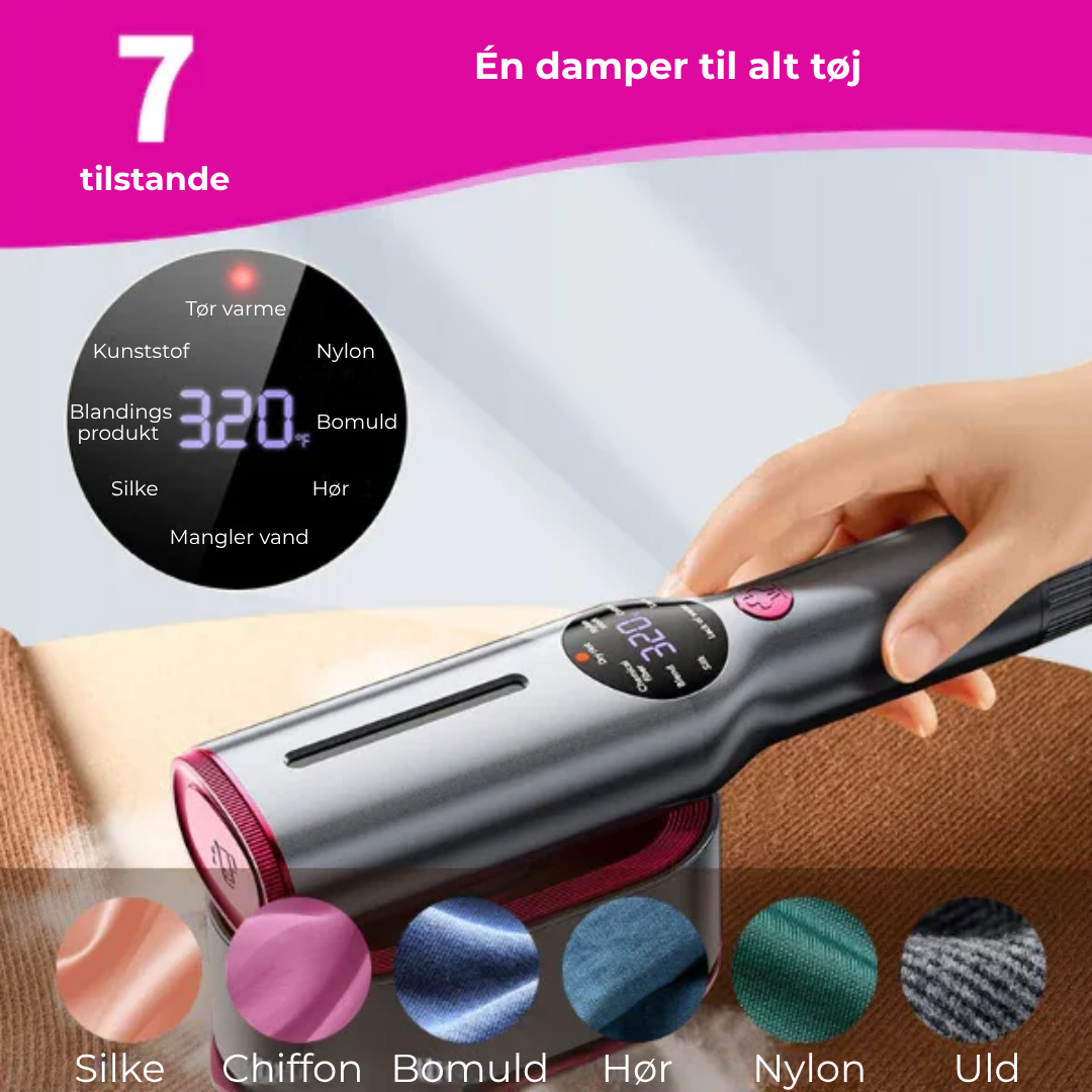 VapoPress™ Steam Iron | Krølfri stil på få sekunder – når som helst, hvor som helst
