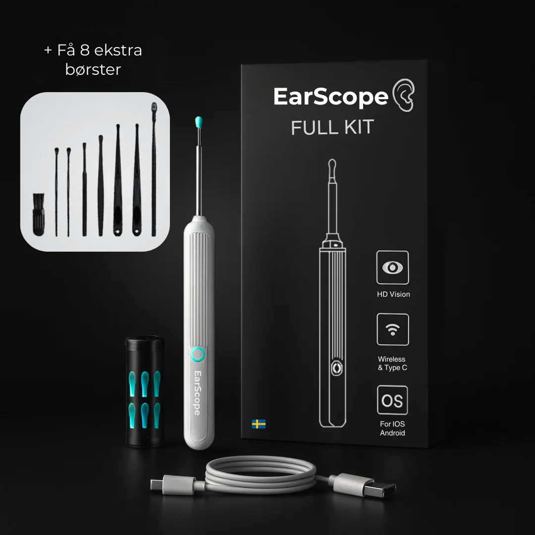 EarScope | Smart ørerengøring med avanceret teknologi