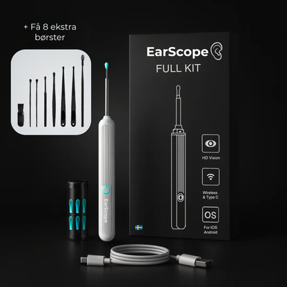 EarScope | Smart ørerengøring med avanceret teknologi