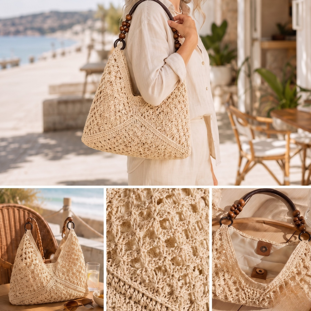 BohoLuxe Aura Bag | Ubesværet boho elegance – designet til solrige dage og varme aftener