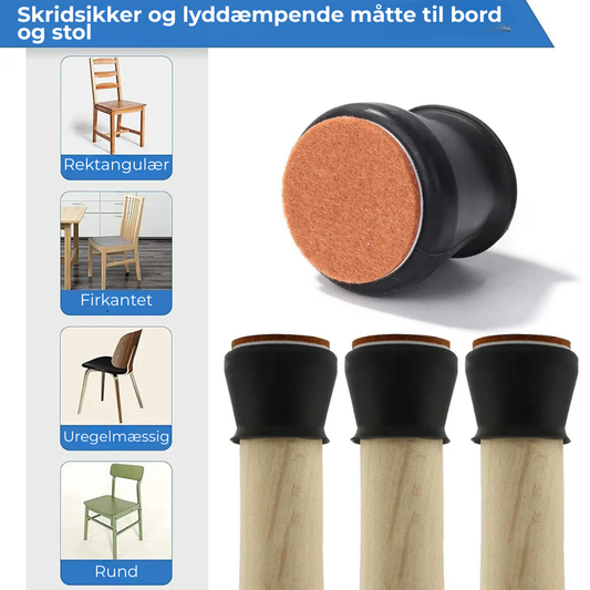 SiliconeFod™ | Sig Farvel til Ridser – Møbelbeskyttelse der Glider Stille!