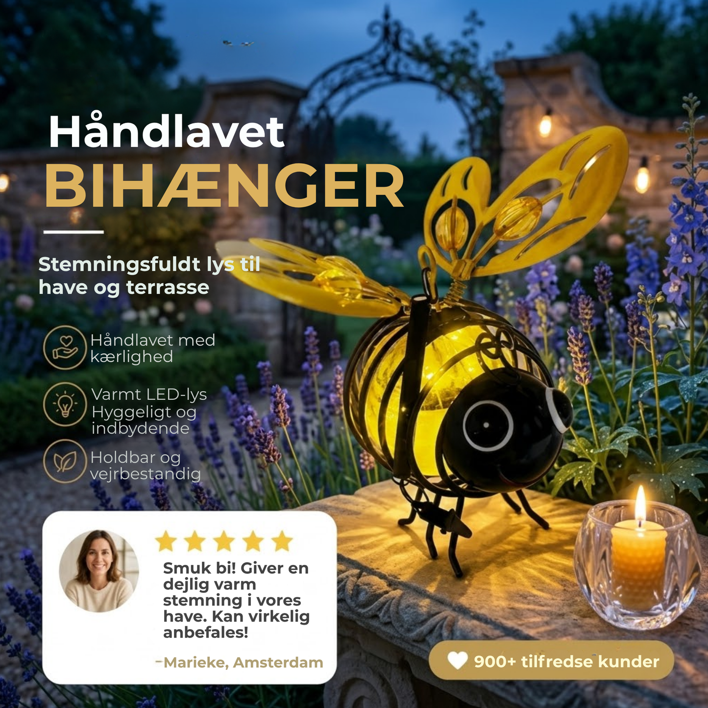 Solar Bee ™ | Lys din have op med et magisk bi-skær