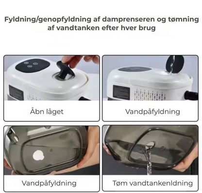 SteamClean Pro 2.0 | Sig farvel til bakterier og fedt