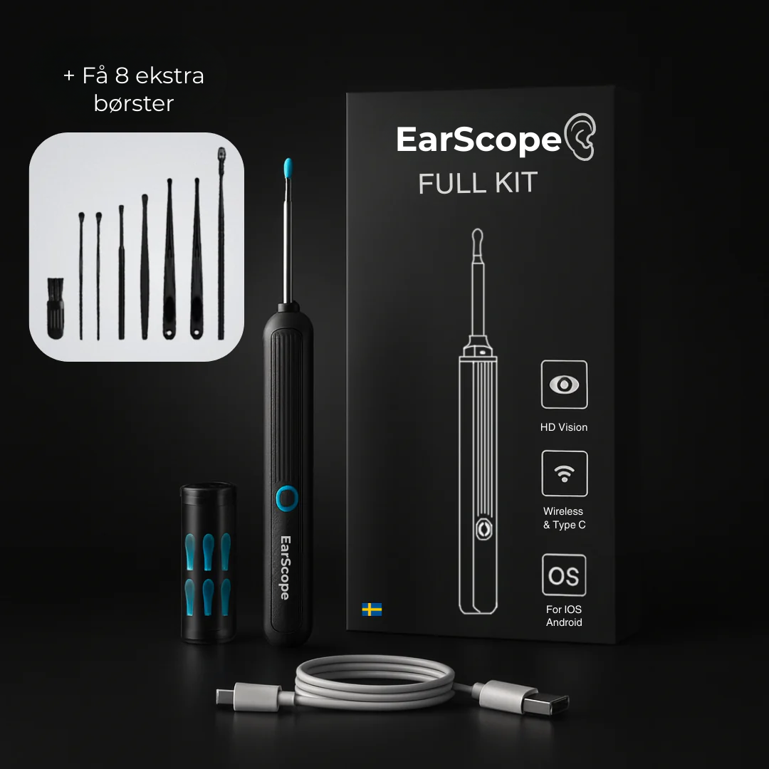 EarScope | Smart ørerengøring med avanceret teknologi