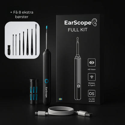 EarScope | Smart ørerengøring med avanceret teknologi