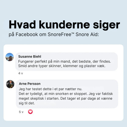SnoreFree™ Søvnhjælp – Stilhed i soveværelset fra første nat 💤