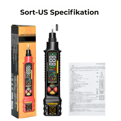 SmartStrøm Tester™ | Smart Strømmålerpen – Præcis, Sikker & Betroet af 25.000+ Fagfolk verden over!