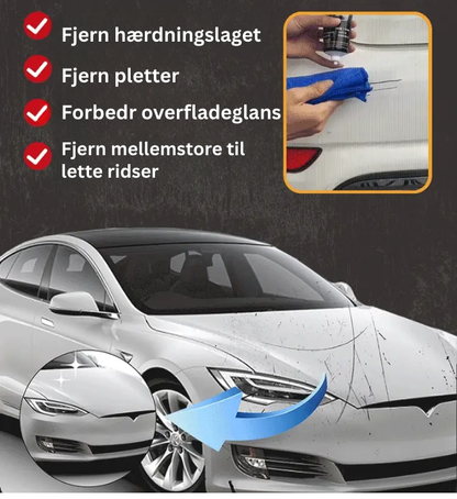 Helt ny formel RidseVæk™ | Sig Farvel til Ridser og Hej til Skinnende Lak!