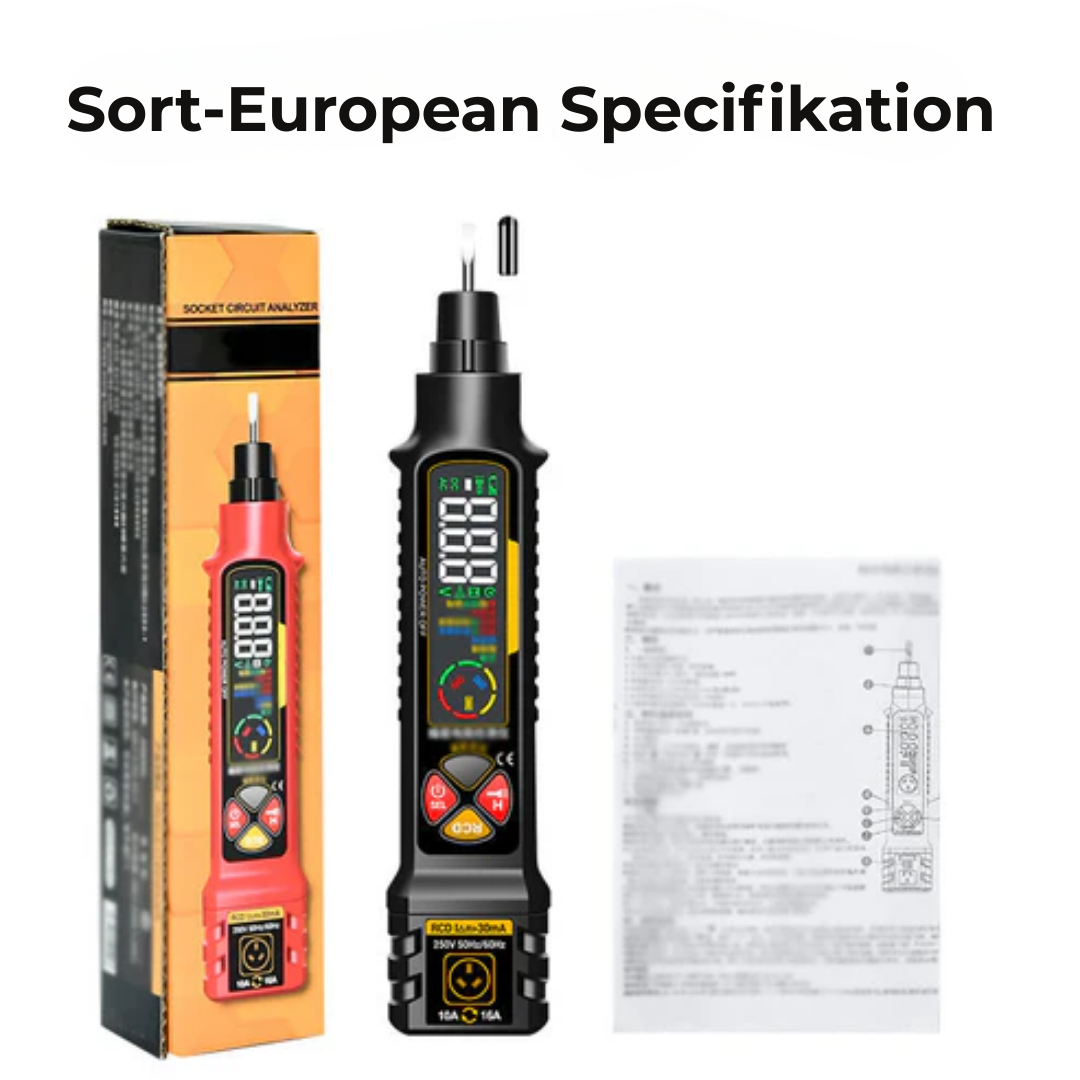 SmartStrøm Tester™ | Smart Strømmålerpen – Præcis, Sikker & Betroet af 25.000+ Fagfolk verden over!