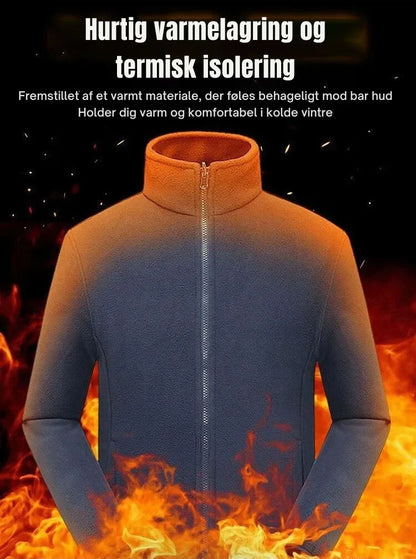 Unisex dobbeltlags vatteret fleecejakke | Den mest alsidige fleece denne sæson