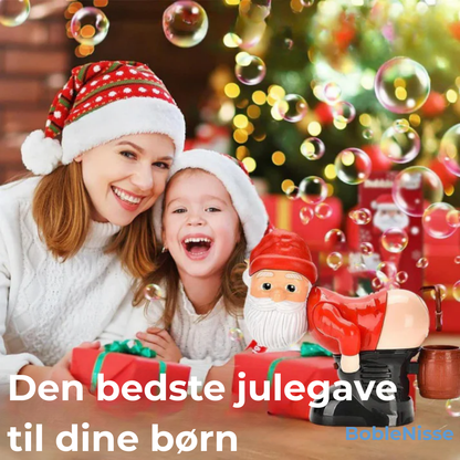 BobleNisse™ | Tag Julens Magi Med Hjem – Mød Nissen, der Blæser Bobler Alle Elsker!