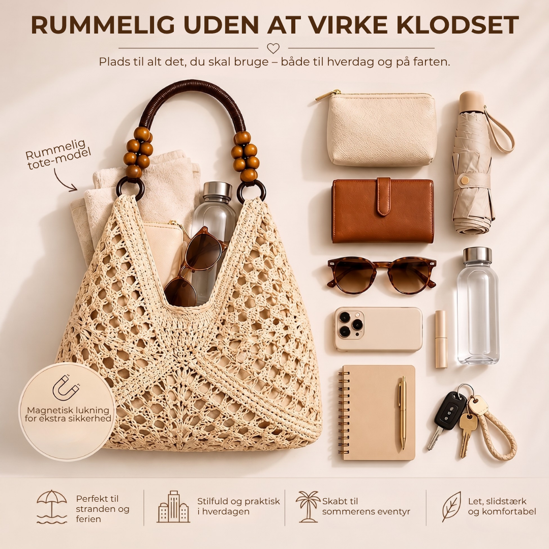 BohoLuxe Aura Bag | Ubesværet boho elegance – designet til solrige dage og varme aftener