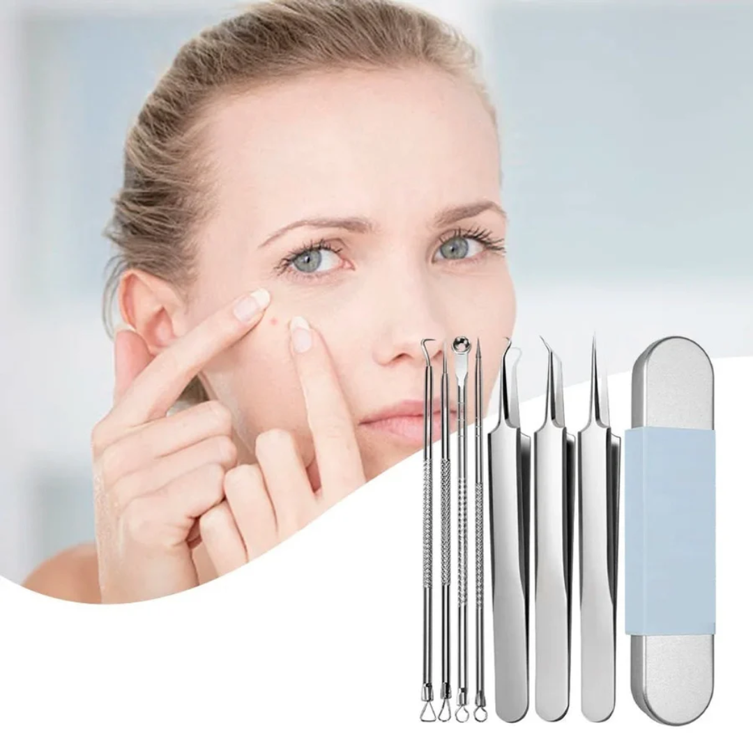 PletFri™ | Sæt med værktøjer til fjernelse af hudorme i rustfrit stål