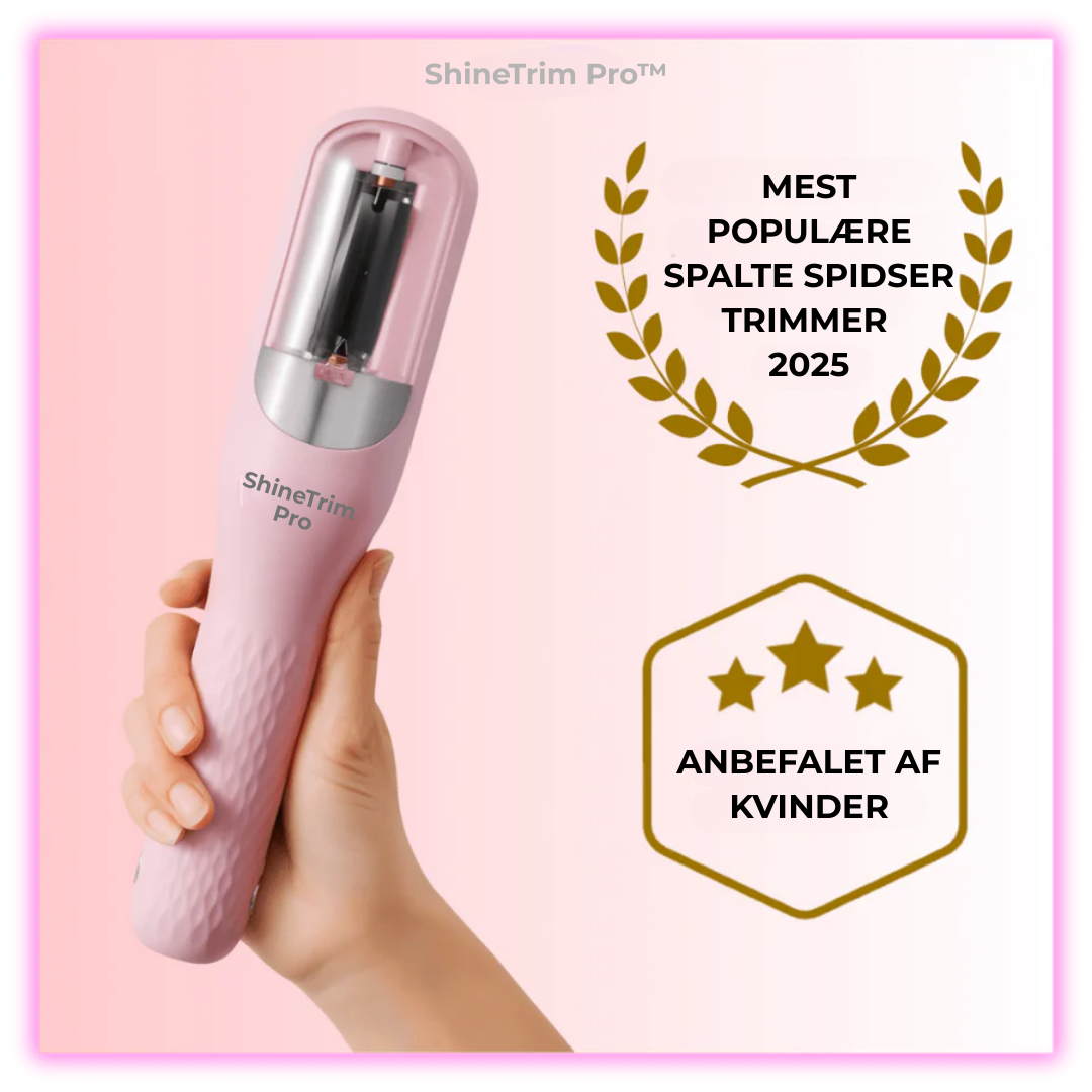 ShineTrim Pro™ | Transformér Dit Hår på Minutter – Ingen Klip, Bare Glatte, Sunde Lokker!