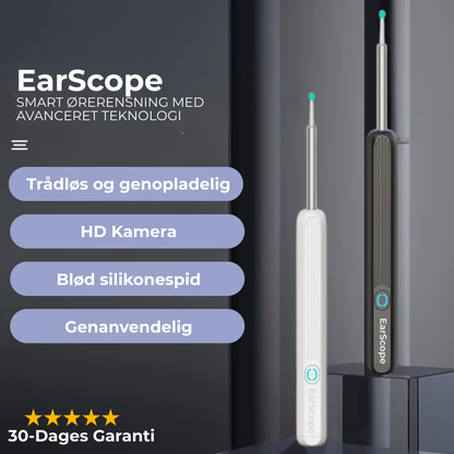 EarScope | Smart ørerengøring med avanceret teknologi