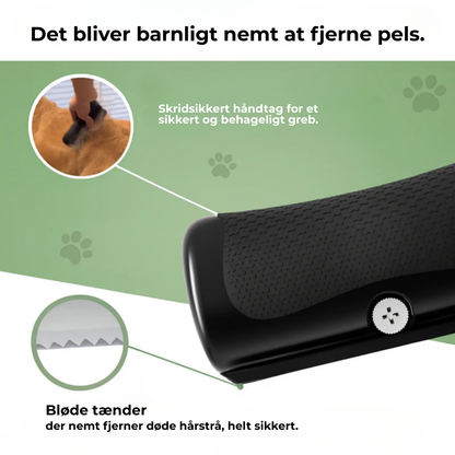 FurFriBørste™ | Hundebørste, der stopper fældning og holder dit hjem rent