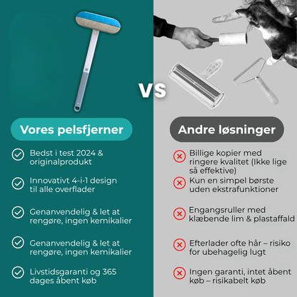 PelsRenser™ | Den originale multifunktionelle pelsfjerner