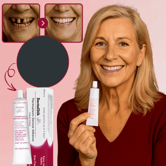 DentalStik™ | Holder din protese sikkert på plads i op til 3 dage – helt uden eftersmag!