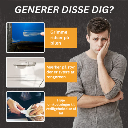 Helt ny formel RidseVæk™ | Sig Farvel til Ridser og Hej til Skinnende Lak!