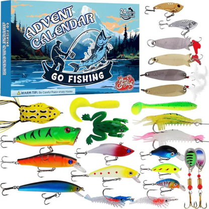 Fiskelycka™ Adventskalender - Den fedeste julekalender med fisketema! 🎣