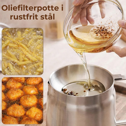 EcoFry Keeper™ | Steg smartere, spar penge og få perfekt filtreret olie på få minutter