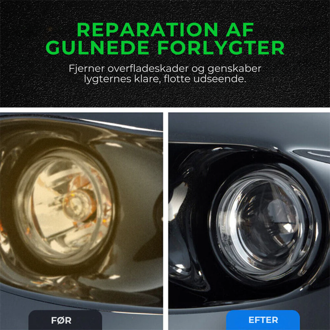 ReShine™ | Giv matte forlygter klar glans på få minutter
