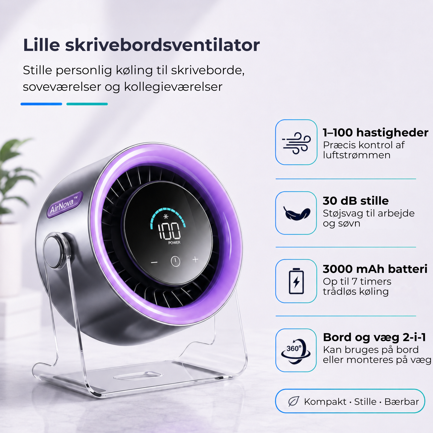 AirNova™ | Stille, kompakt og klar til varme sommerdage