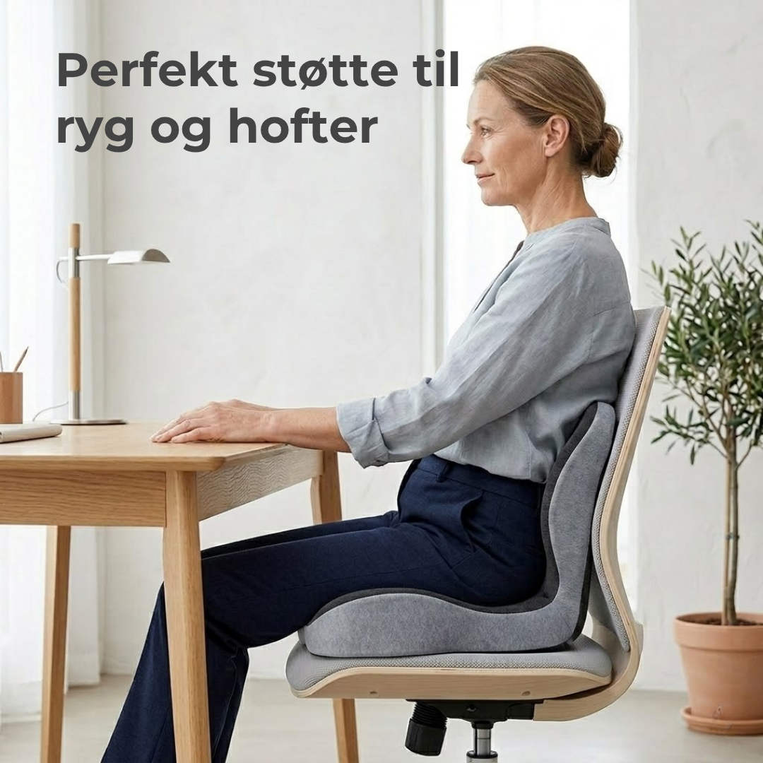 SitEase Pro™ | Sig farvel til ømme hofter og ubehag – sid komfortabelt hele dagen.
