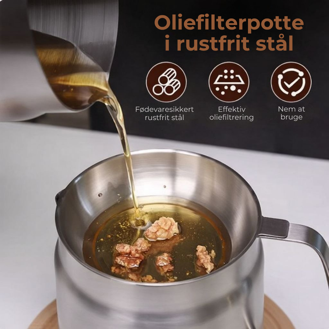EcoFry Keeper™ | Steg smartere, spar penge og få perfekt filtreret olie på få minutter