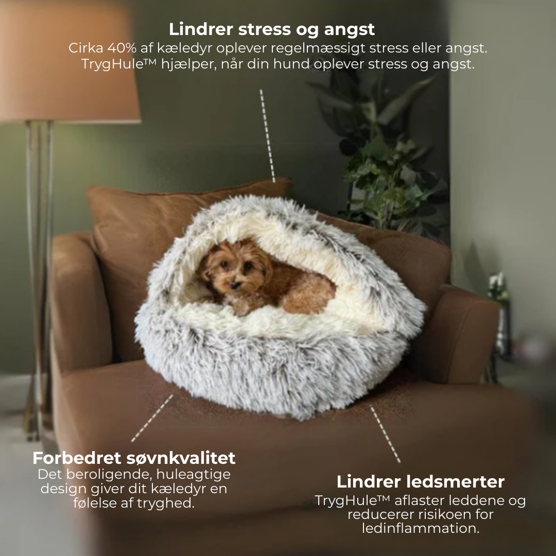 TrygHule™ | Beroligende hulekurv til kæledyr