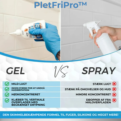 PletFriPro™ | Sig farvel til skimmel på minutter – hurtigt, nemt og effektivt